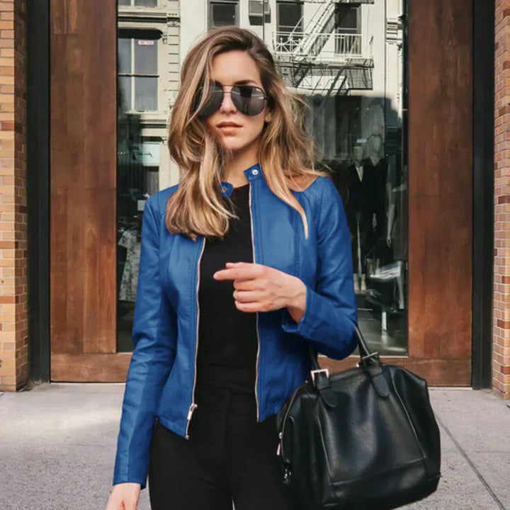 Hazel | Italian leather jacket