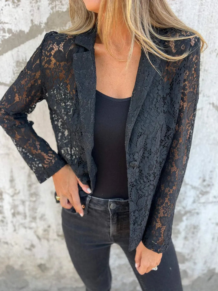 Claire | Elegant Lace Blazer
