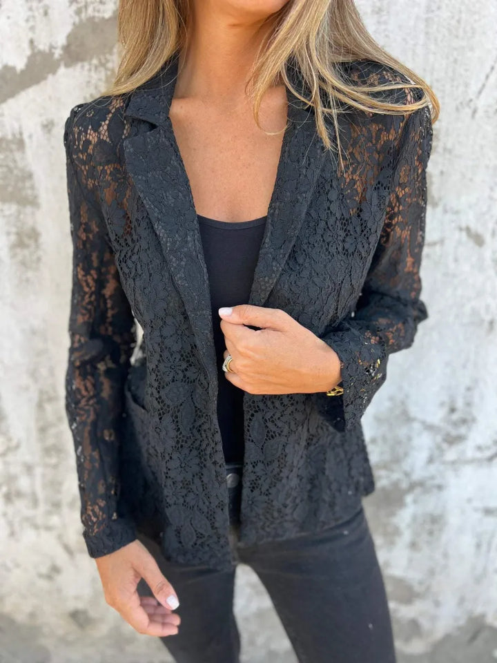 Claire | Elegant Lace Blazer