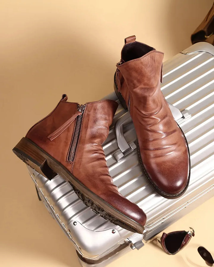 Thoren | Stylish Leather Ankle Boots