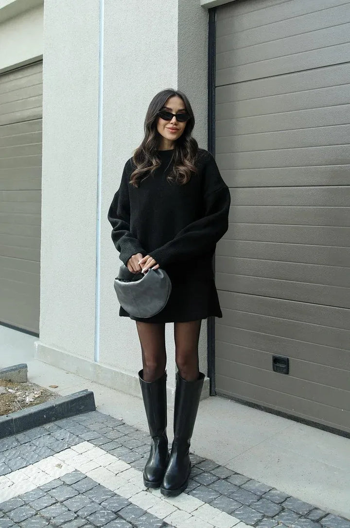 Daisy | Knitted Skirt Suit Set