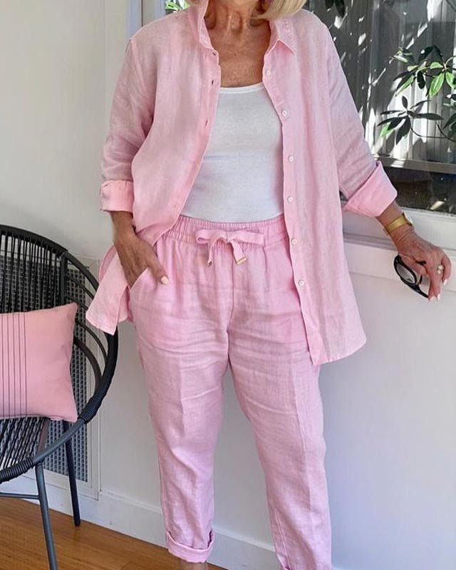 Heidi | Long-Sleeved Shirt and Pants Set