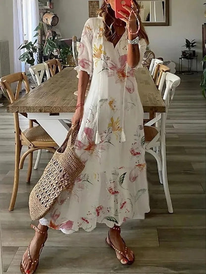 Diana | Bohemian Tummy-Enhancing Dress