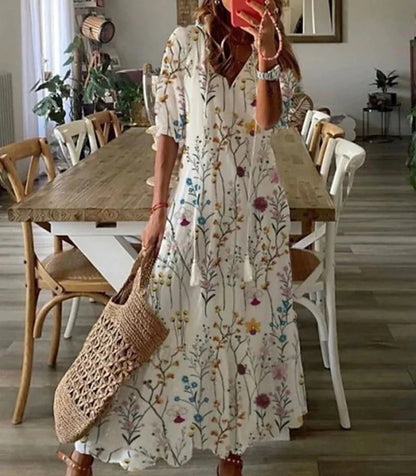 Diana | Bohemian Tummy-Enhancing Dress